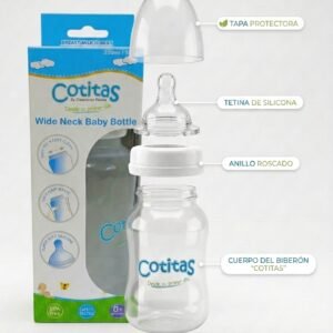 Biberón Cotitas White 12oz. - Tetera Suave